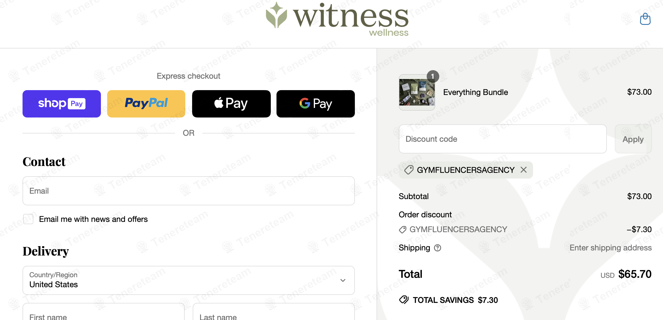 Witness Wellness coupon code: 10% off with GYMFLUENCERSAGENCY. Tested and valid as 1 year ago.