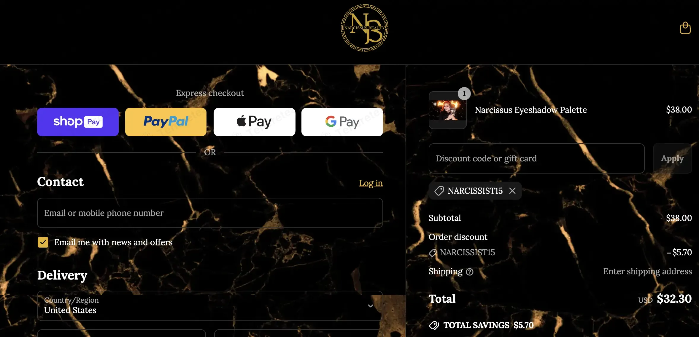 Narcissus Beauty coupon code: 15% off with NARCISSIST15. Tested and valid as 1 year ago.