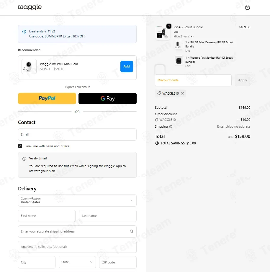 My Waggle coupon code: $10 off with WAGGLE10. Tested and valid as 1 day ago.