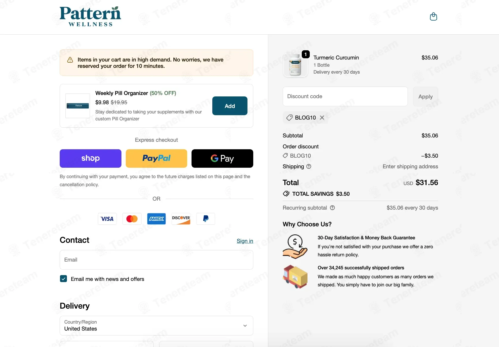 Pattern Wellness coupon code: 10% off with BLOG10. Tested and valid as 6 months ago.