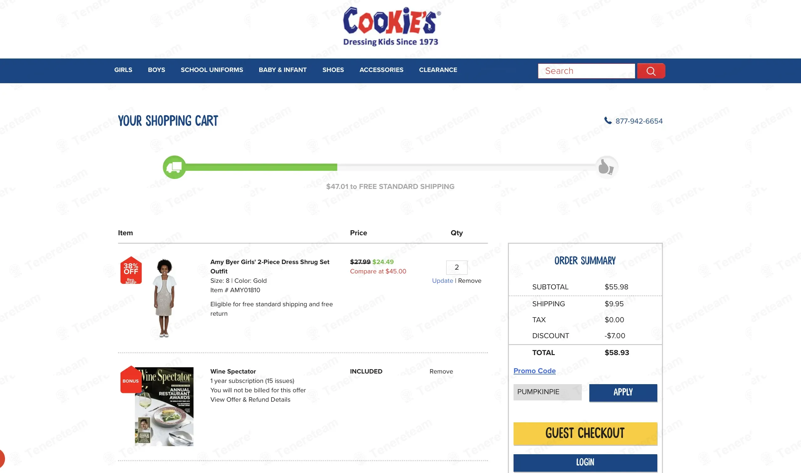 Cookies Kids coupon code: Sale off with PUMPKINPIE. Tested and valid as 6 months ago.