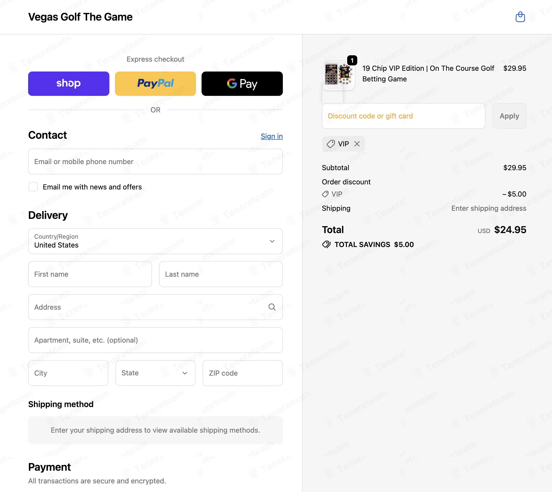 Vegas Golf Game coupon code: $5 off with VIP. Tested and valid as 2 weeks ago.