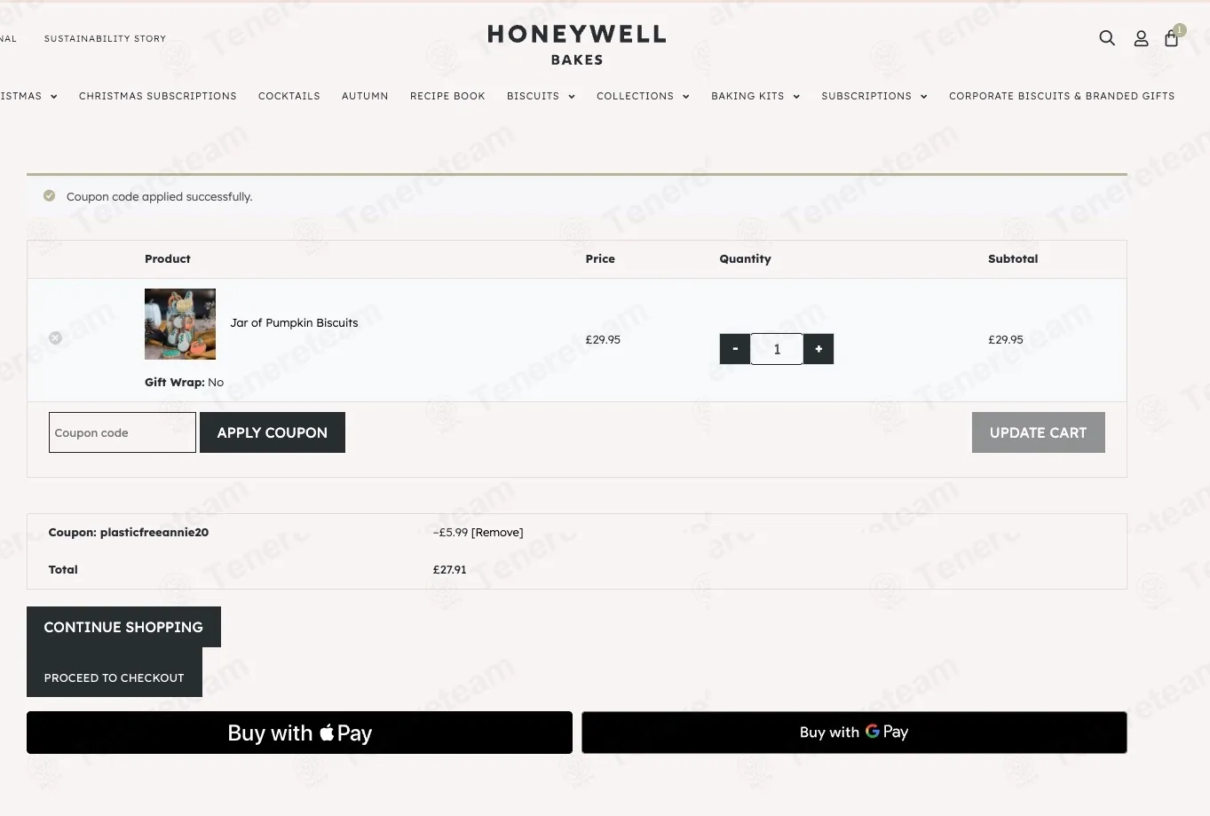 Honeywell Bakes coupon code: 20% off with plasticfreeannie20. Tested and valid as 7 months ago.