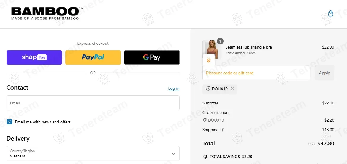 Bamboo Underwear coupon code: 10% off with DOUX10. Tested and valid as 1 year ago.