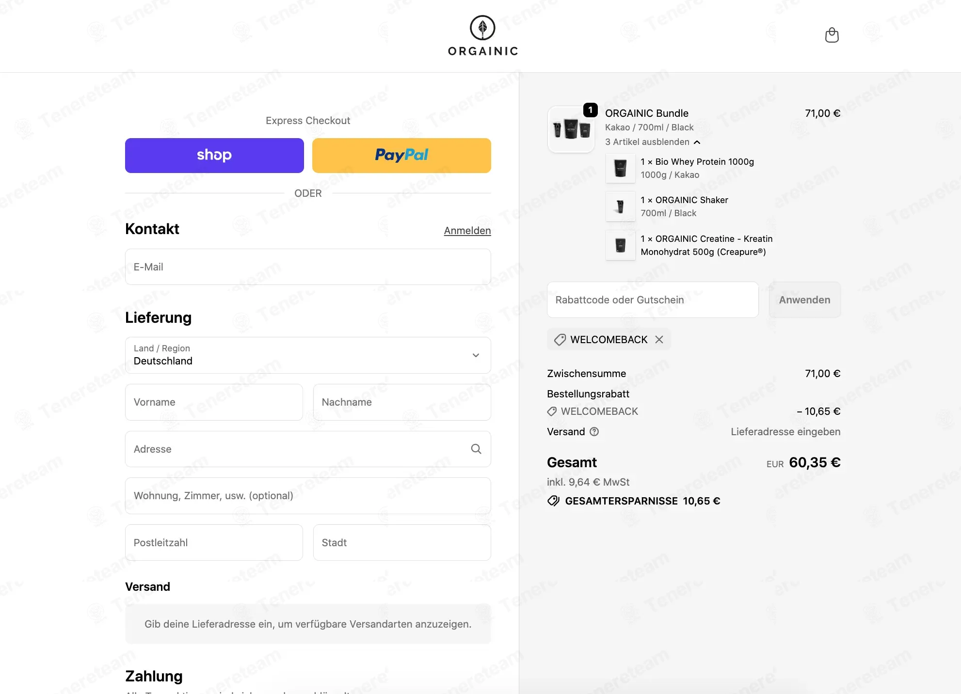 ORGAINIC coupon code: 15% off with WELCOMEBACK. Tested and valid as 1 month ago.
