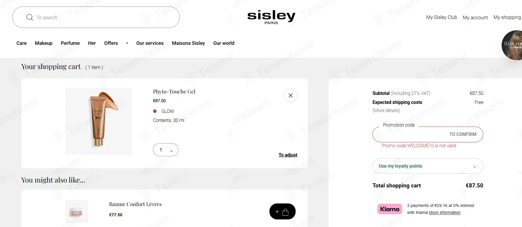 Sisley-Paris apply coupon code