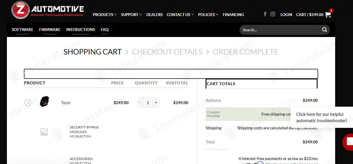 Z Automotive coupon code: Sale off with FREESHIP. Tested and valid as 1 year ago.