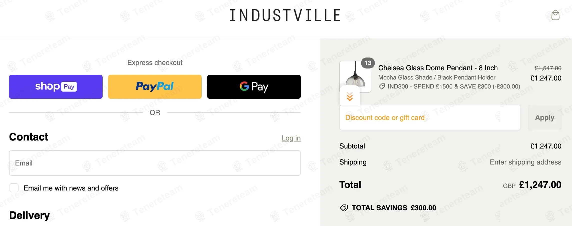Industville coupon code: £300 off with IND300. Tested and valid as 1 year ago.
