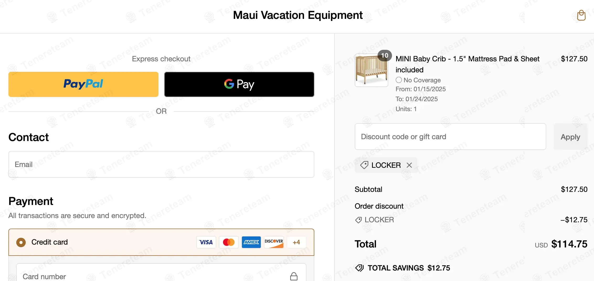 Maui Vacation Equipment coupon code: 10% off with LOCKER. Tested and valid as 2 months ago.