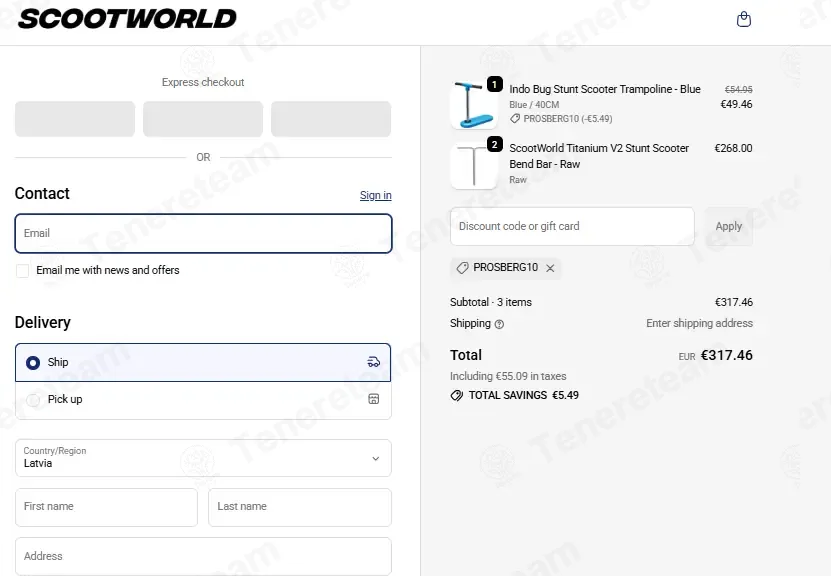 Scoot World DK coupon code: 10% off with prosberg10. Tested and valid as 3 months ago.
