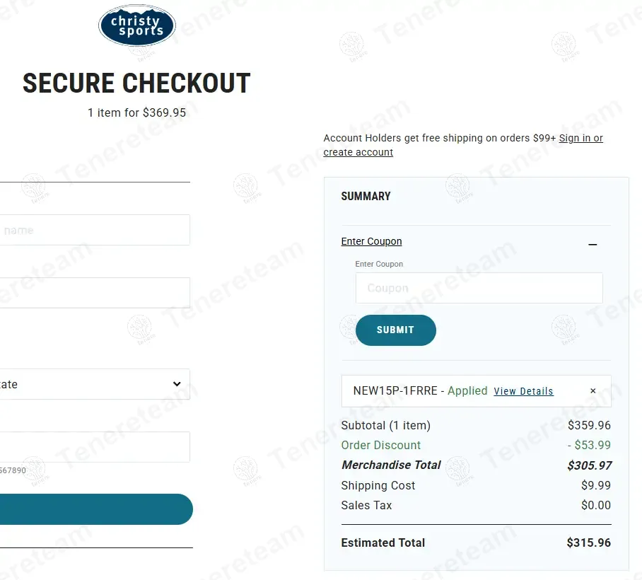 Christy Sports coupon code: 15% off with new15p-1frre. Tested and valid as 1 year ago.