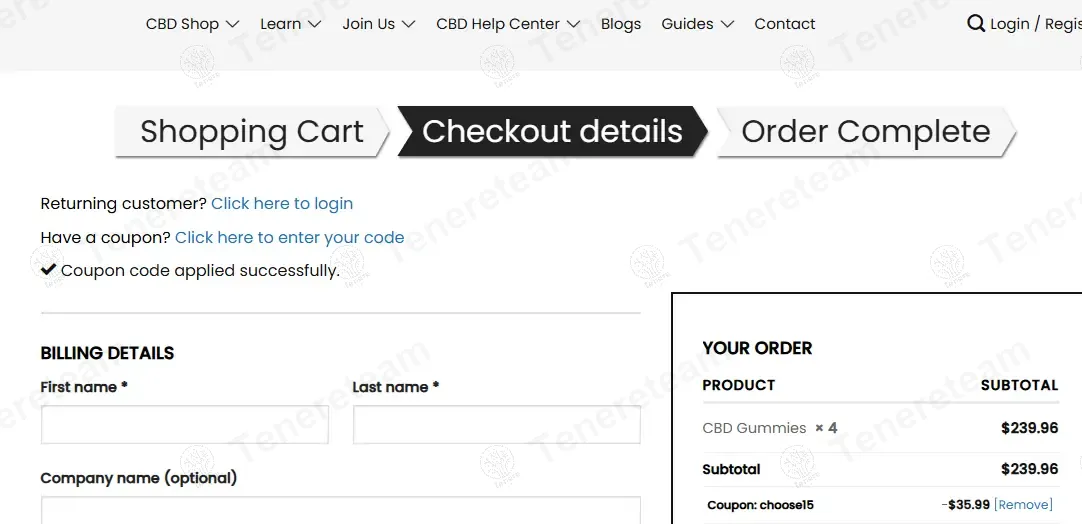 Vita Hemp Oil coupon code: 15% off with CHOOSE15. Tested and valid as 1 year ago.
