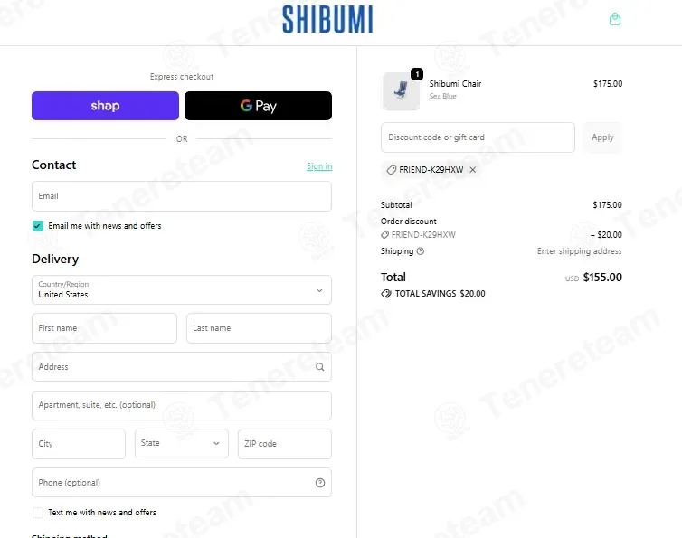 Shibumi Shade coupon code: $20 off with FRIEND-k29hxw. Tested and valid as 2 days ago.