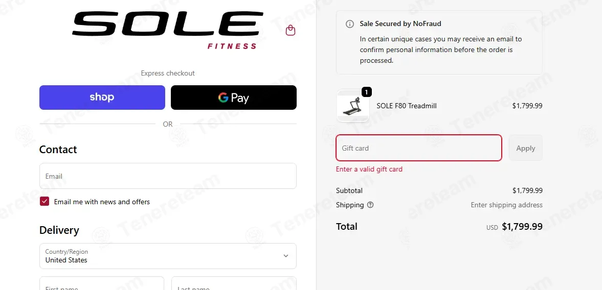 Sole Treadmills coupon code: 10% off with 10PERCENTOFF. Tested and valid as 4 months ago.