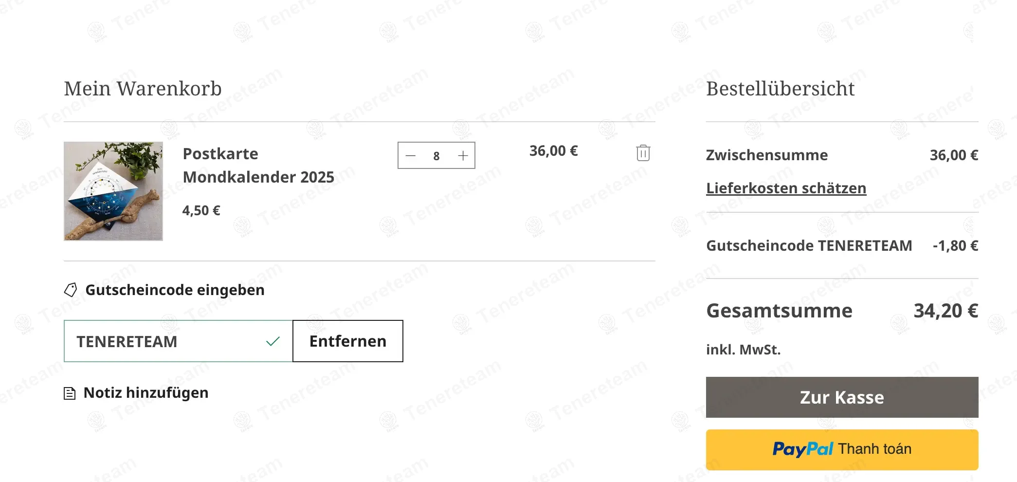 Sonne Mond Unterde coupon code: 5% off with TENERETEAM. Tested and valid as 1 year ago.