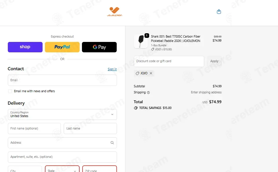 JojoLemon apply coupon code