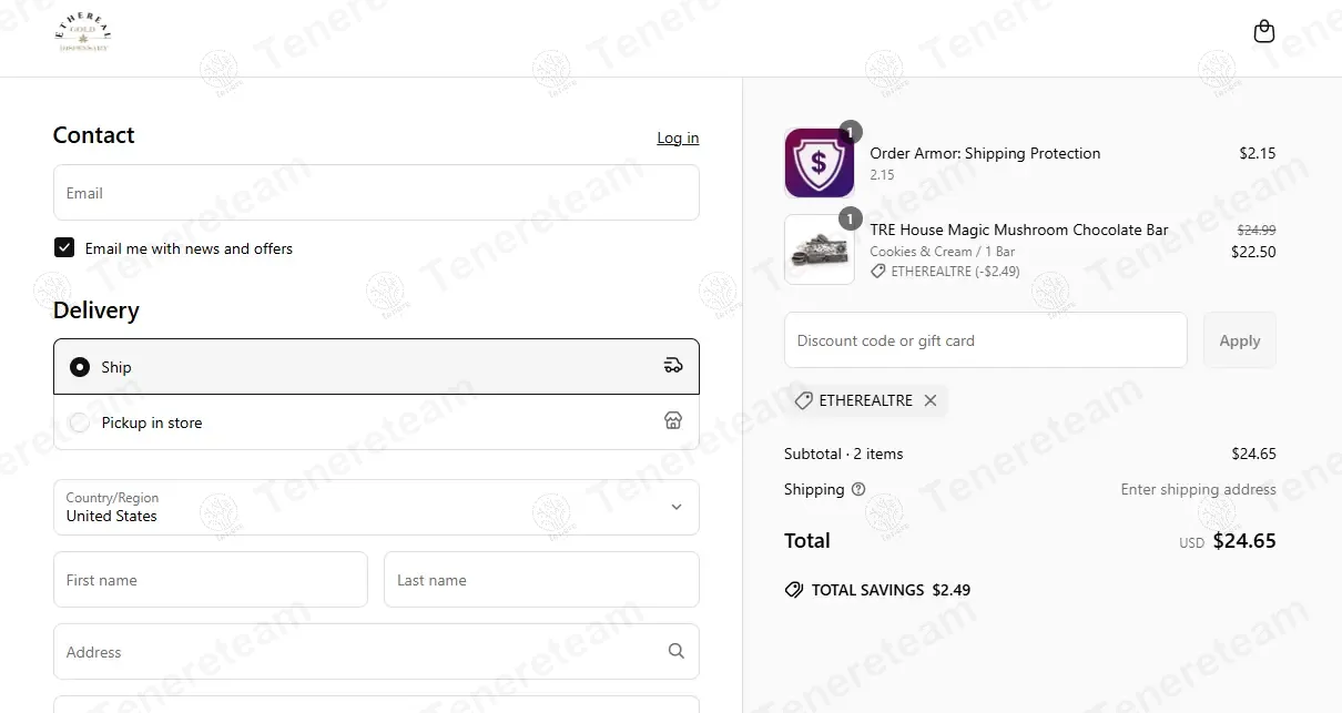 Ethereal Gold Dispensary coupon code: 10% off with ETHEREALTRE. Tested and valid as 1 year ago.