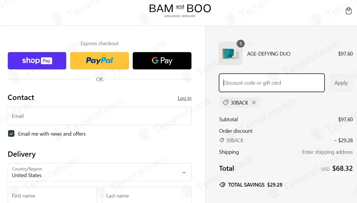 The Bam & Boo Toothbrush coupon code: 30% off with 30BACK. Tested and valid as 1 year ago.