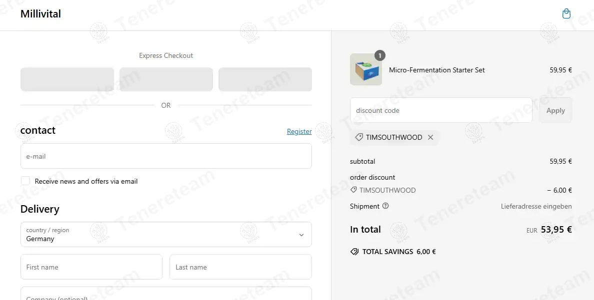 Millivital coupon code: 10% off with TIMSOUTHWOOD. Tested and valid as 1 year ago.
