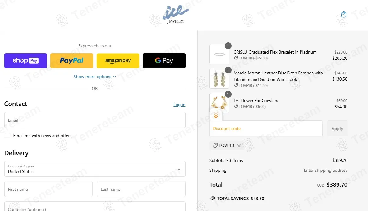 Ice Jewelry coupon code: 10% off with LOVE10. Tested and valid as 1 year ago.