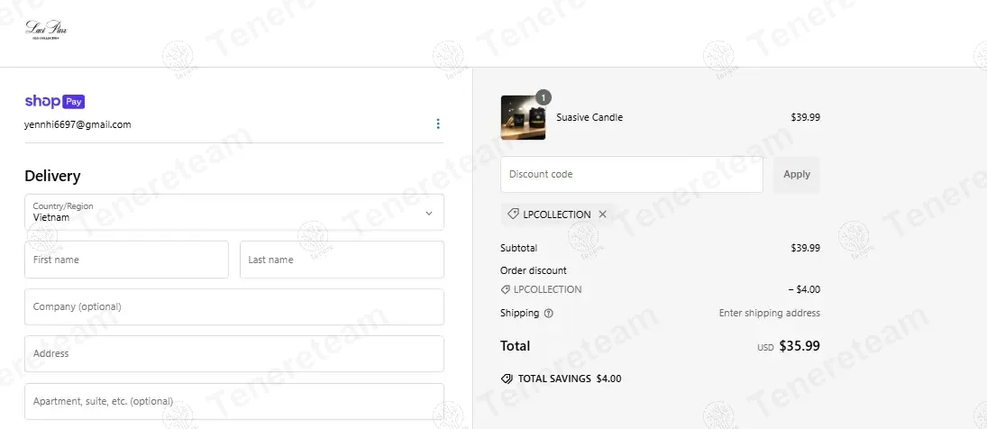 Laciparx Collection coupon code: 10% off with LPCOLLECTION. Tested and valid as 1 year ago.