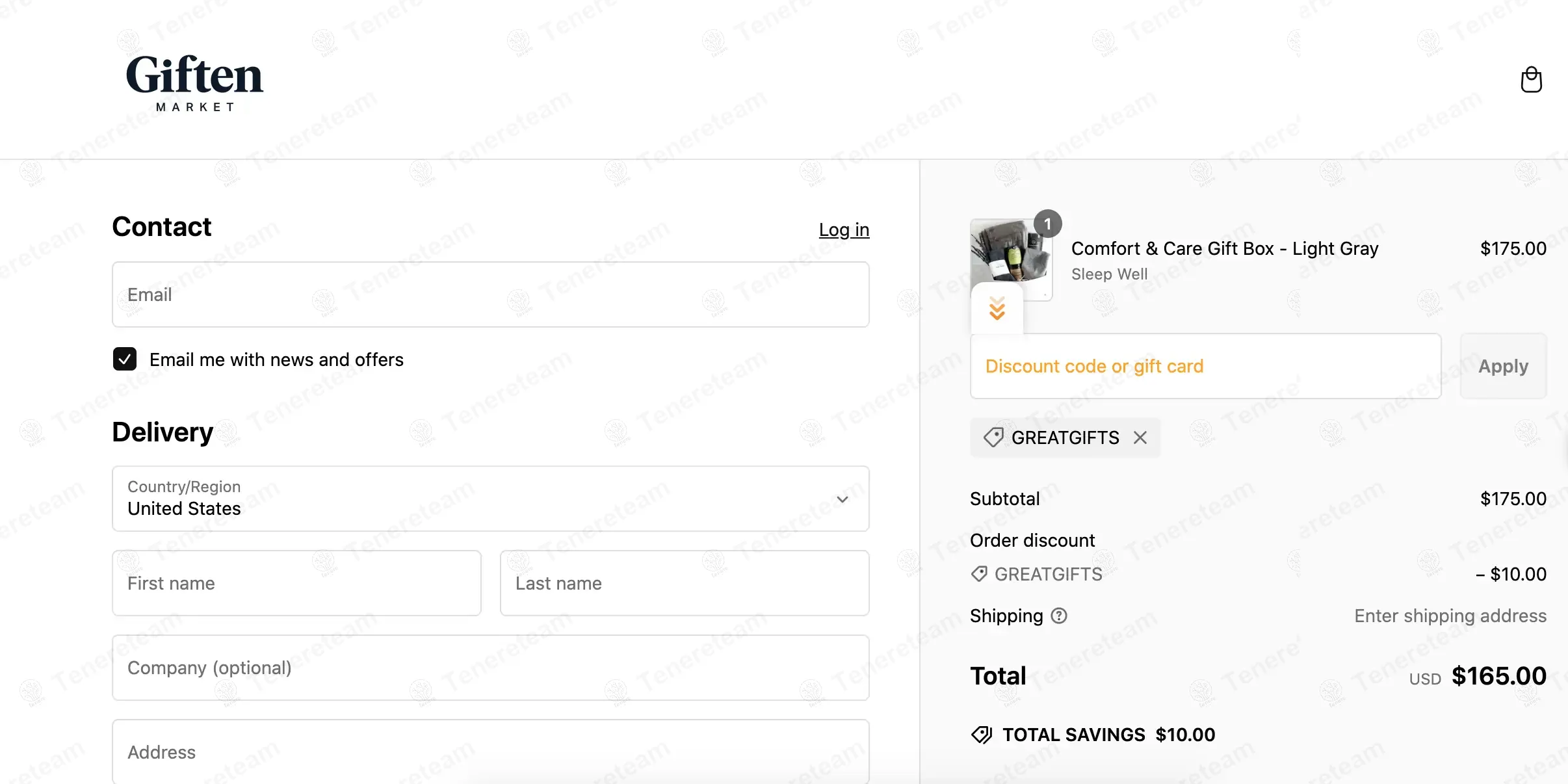 Giften Market coupon code: $10 off with GREATGIFTS. Tested and valid as 1 year ago.