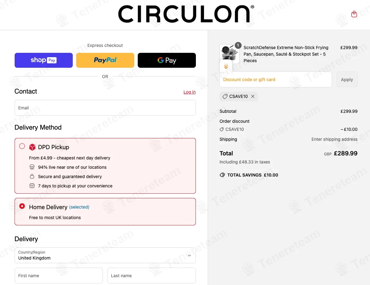 Circulon UK coupon code: £10 off with CSAVE10. Tested and valid as 1 year ago.