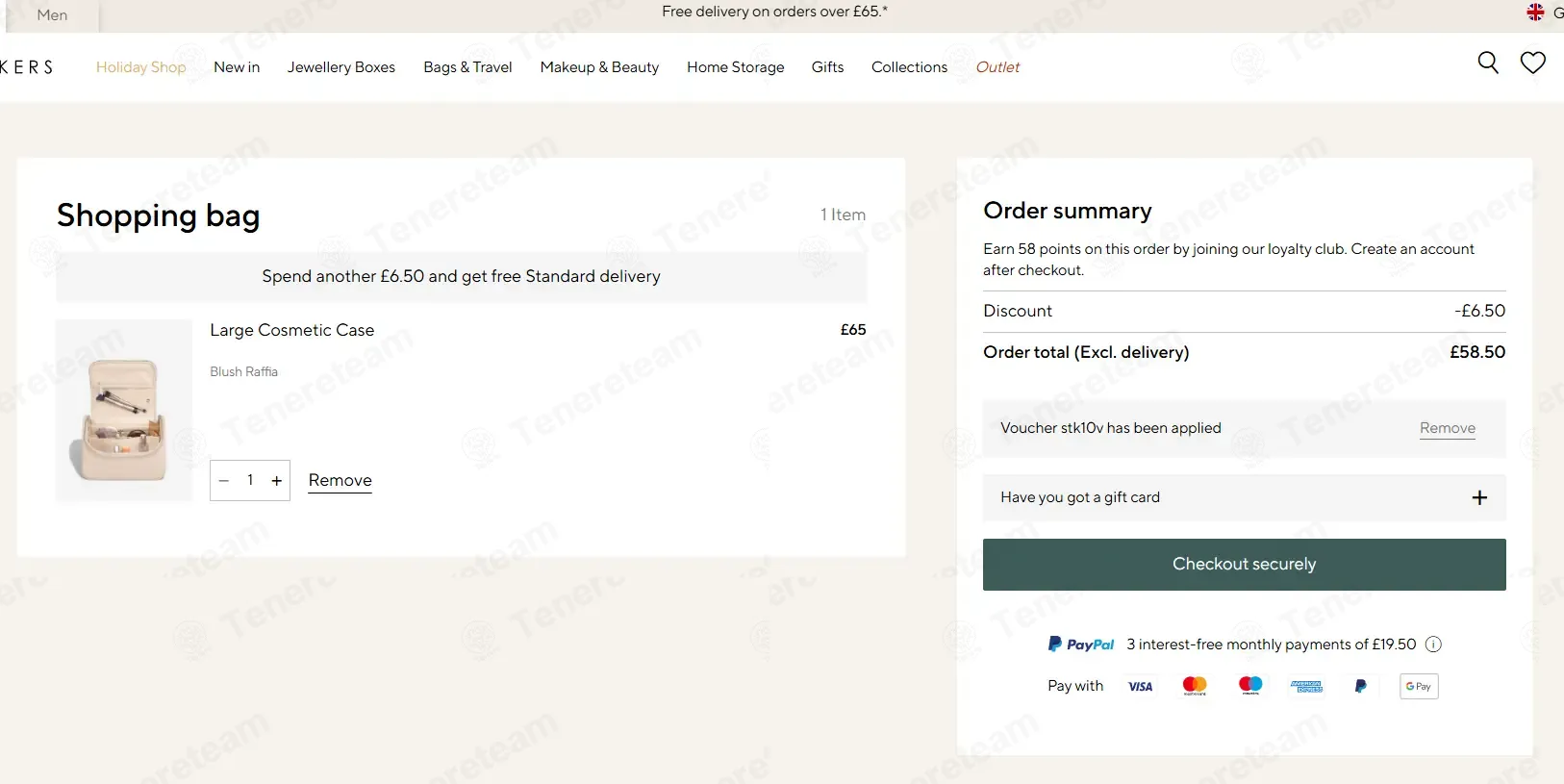 Stackers coupon code: 10% off with STK10V. Tested and valid as 1 month ago.