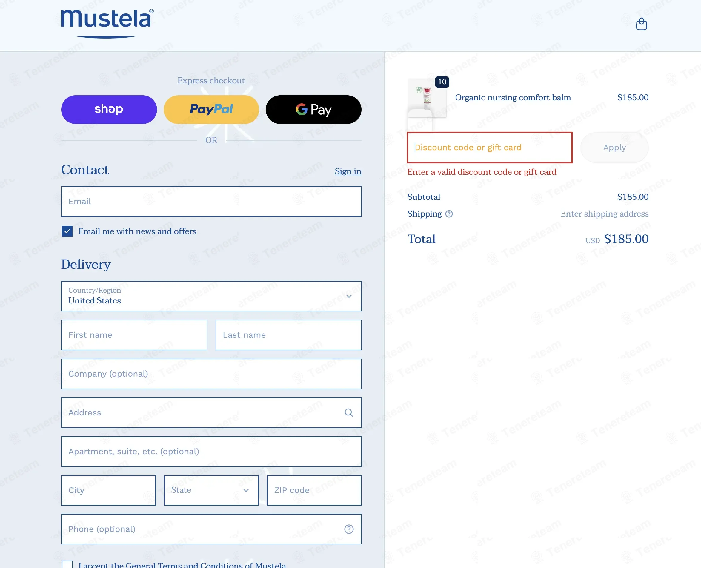 Mustela coupon code: 20% off with THANKYOU20. Tested and valid as 3 months ago.
