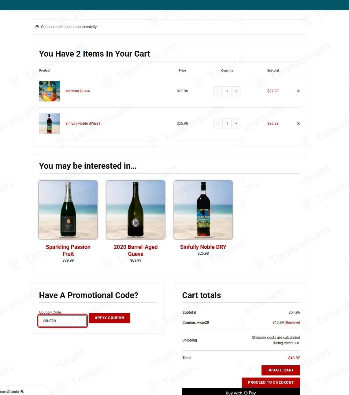 Florida Orange Groves Winery coupon code: 20% off with WINE20. Tested and valid as 8 months ago.