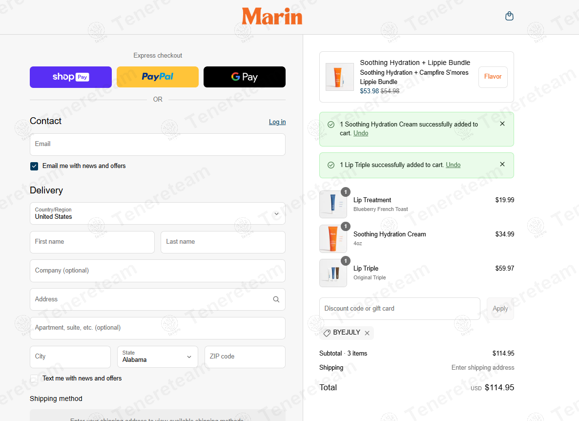 Marin Skincare coupon code: Sale off with BYEJULY. Tested and valid as 1 year ago.