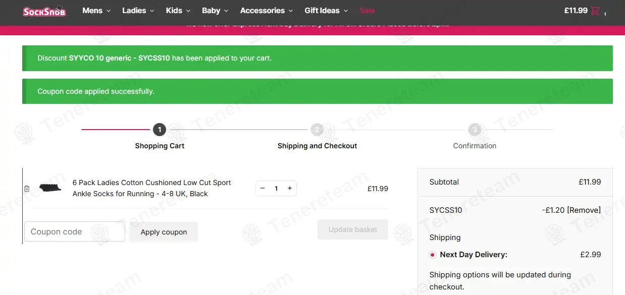 Socksnob.co.uk coupon code: 10% off with SYCSS10. Tested and valid as 1 year ago.