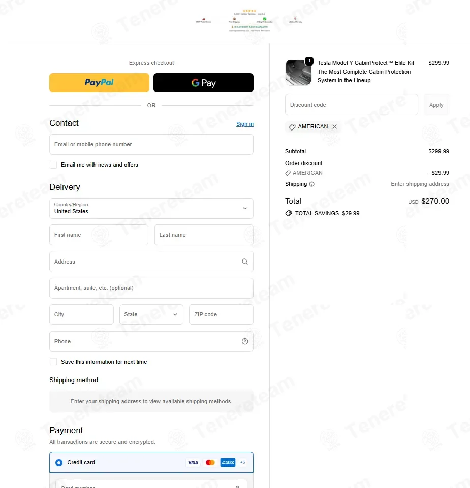 Super Liner USA coupon code verified as working at checkout