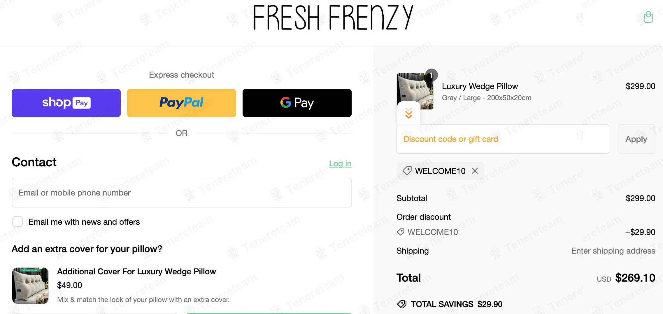 Fresh Frenzy apply coupon code