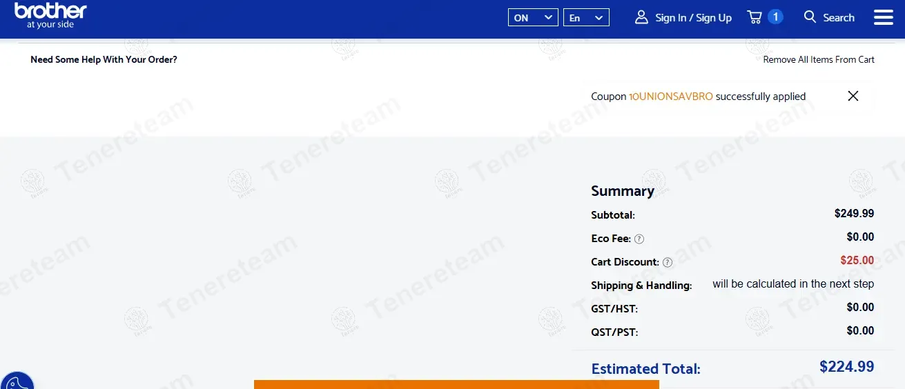 Brother Canada coupon code: 10% off with 10UNIONSAVBRO. Tested and valid as 1 year ago.
