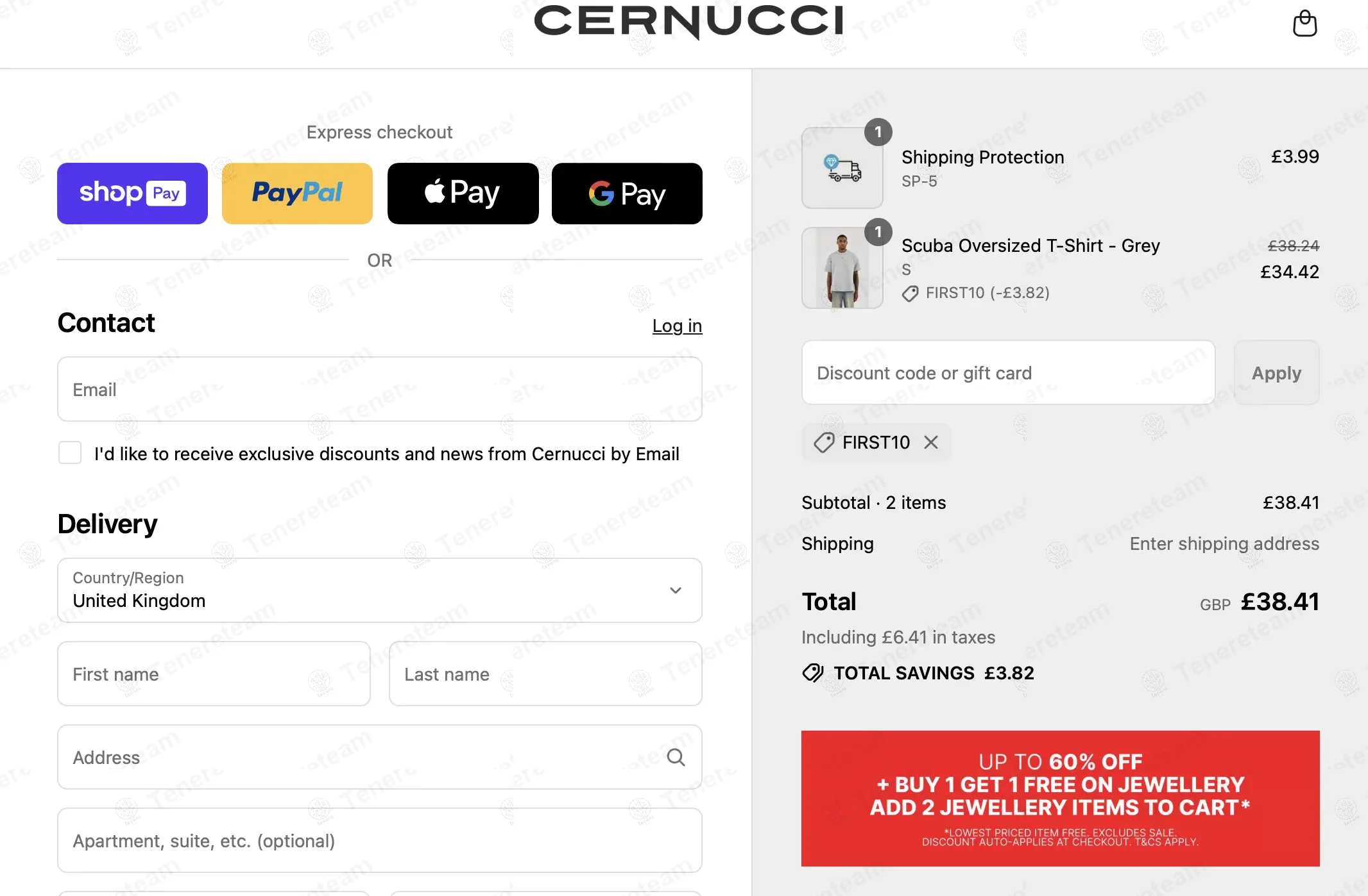 Cernucci coupon code: 10% off with FIRST10. Tested and valid as 1 year ago.