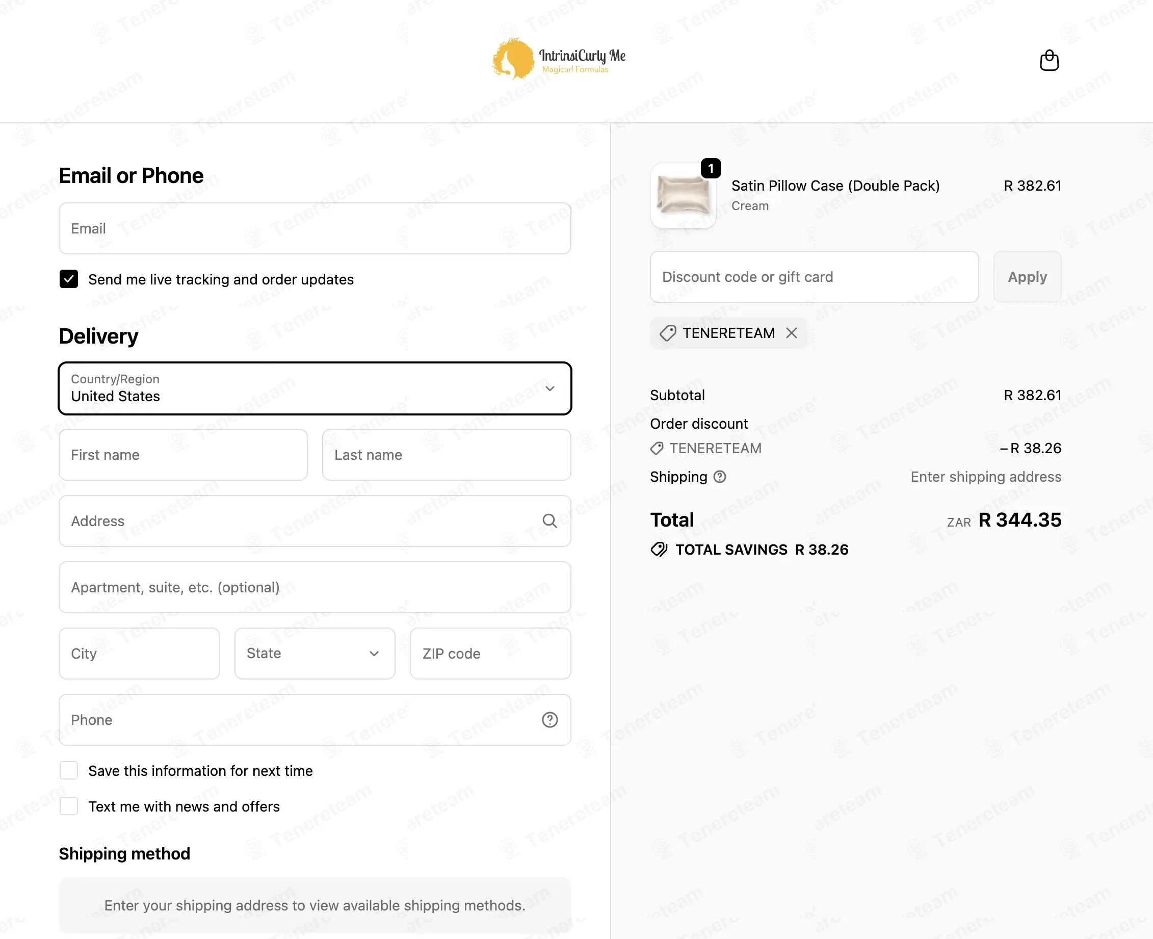 IntrinsiCurly Me coupon code: 10% off with TENERETEAM. Tested and valid as 3 weeks ago.