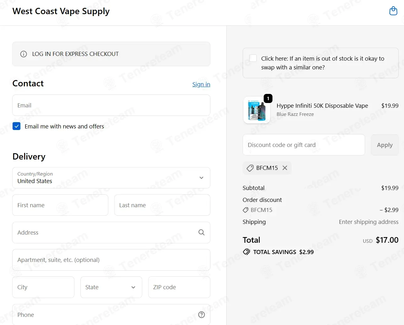 60% OFF Westcoastvapesupply Coupon Codes - May 2026 Promo Codes