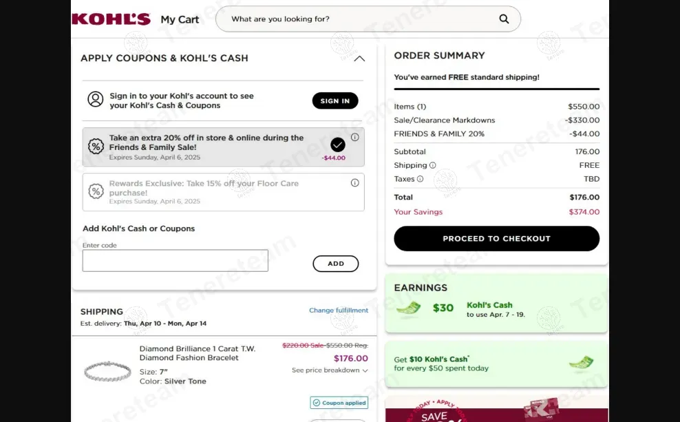 Kohls coupon code: Sale off with FAMILY20. Tested and valid as 9 months ago.