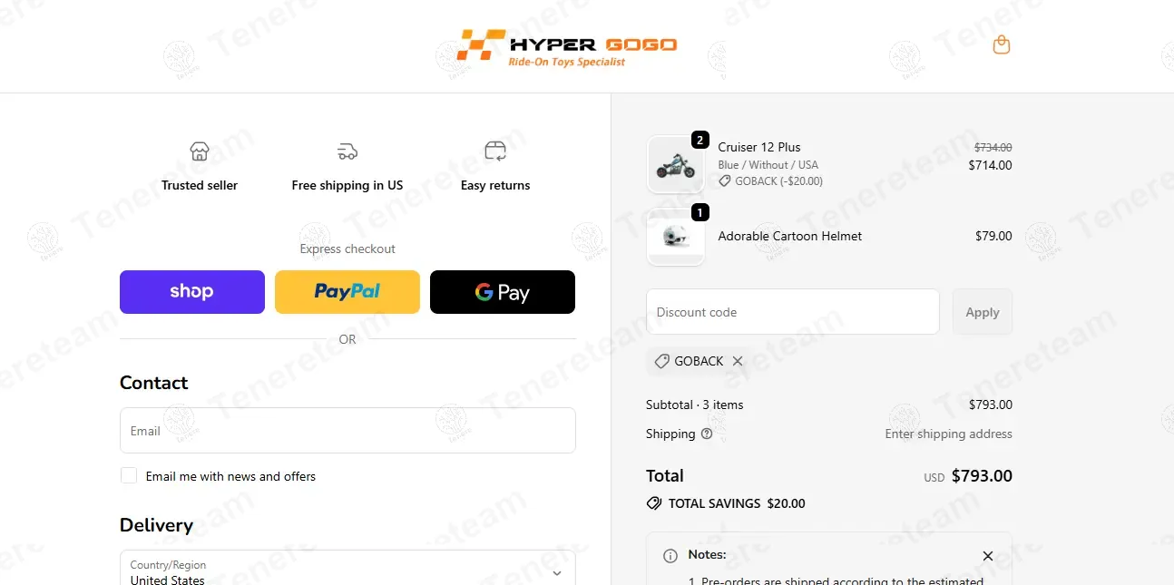 Hypergogo coupon code: $20 off with GOBACK. Tested and valid as 11 months ago.