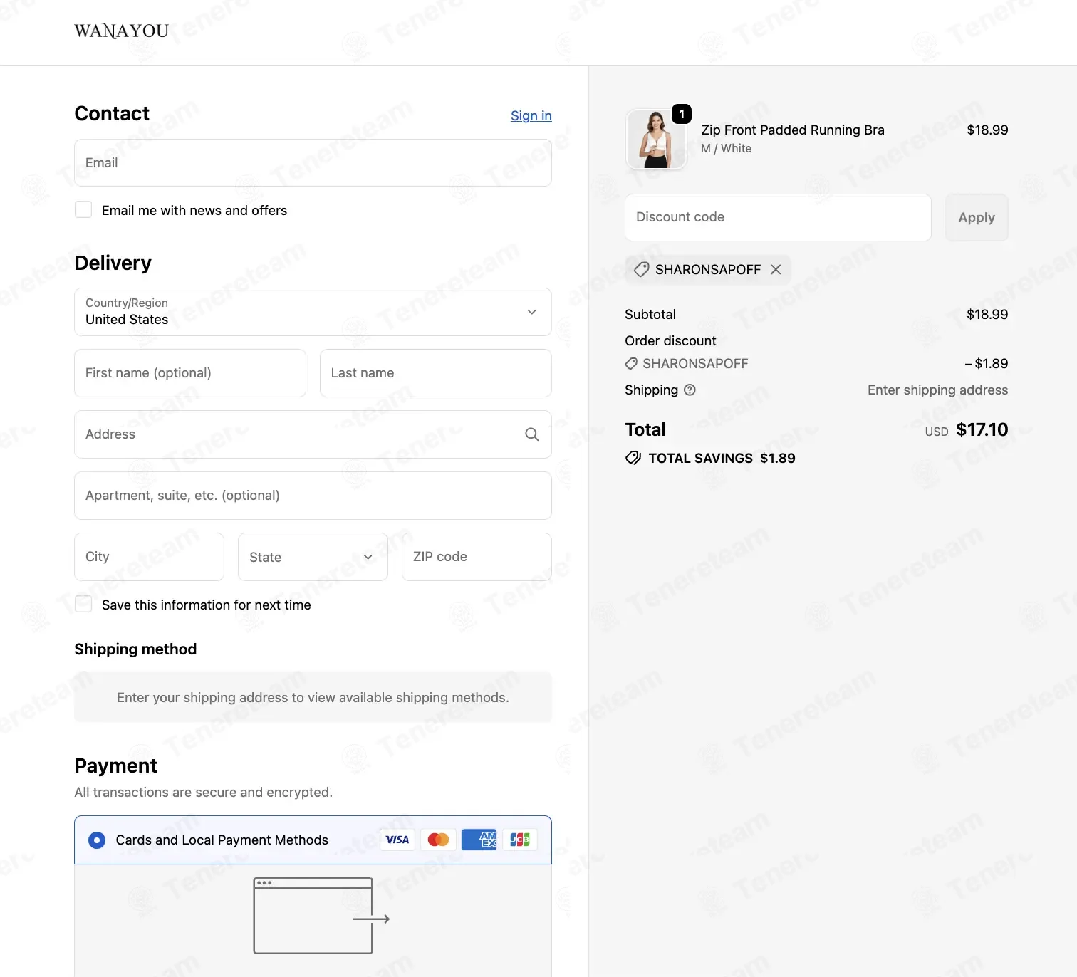 Wanayou coupon code: 10% off with SHARONSAPOFF. Tested and valid as 6 months ago.