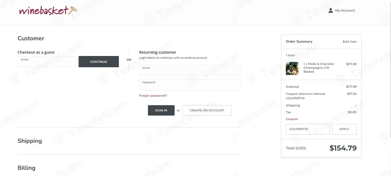 Winebasket.com apply coupon code