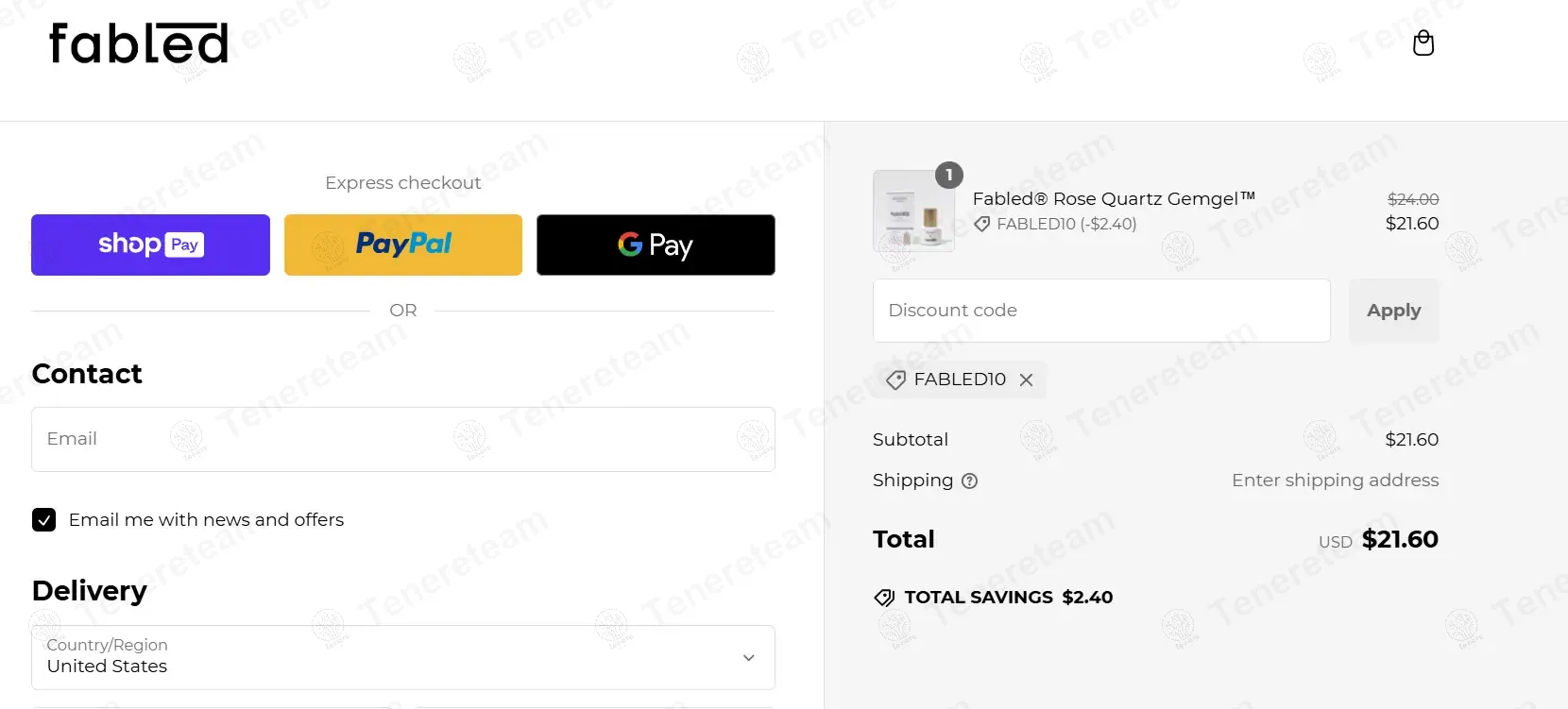 Fabled Beauty coupon code: 10% off with FABLED10. Tested and valid as 1 year ago.