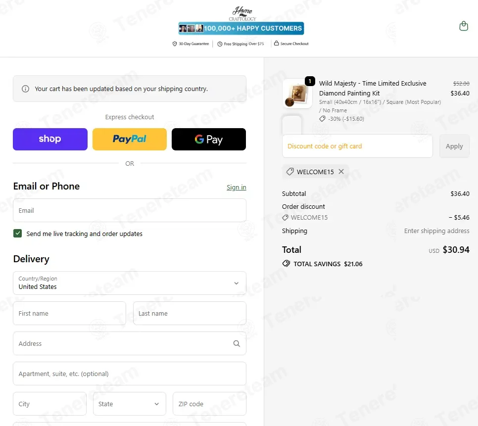 Home Craftology coupon code: 15% off with WELCOME15. Tested and valid as 7 months ago.