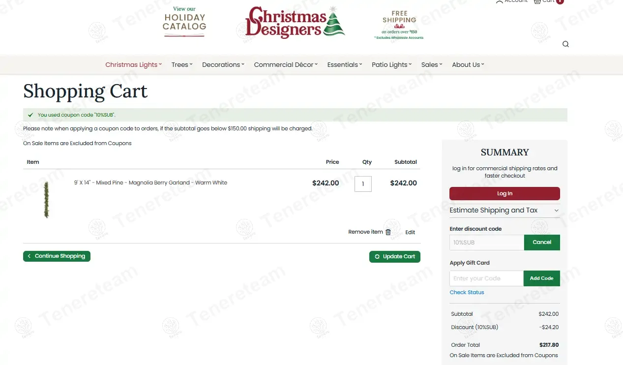 Christmas Designers coupon code: 10% off with 10%SUB. Tested and valid as 7 months ago.