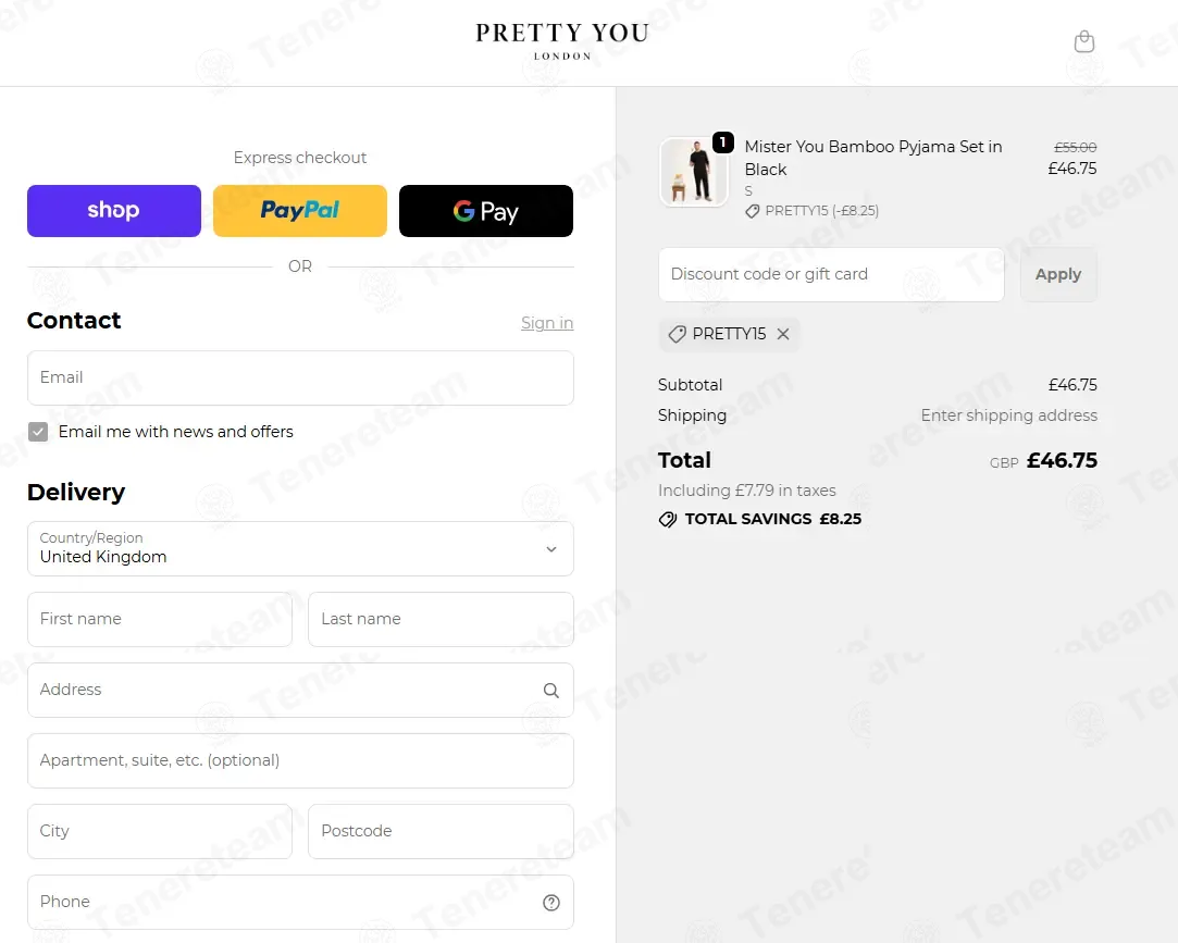 Pretty You London UK coupon code: 15% off with PRETTY15. Tested and valid as 5 days ago.