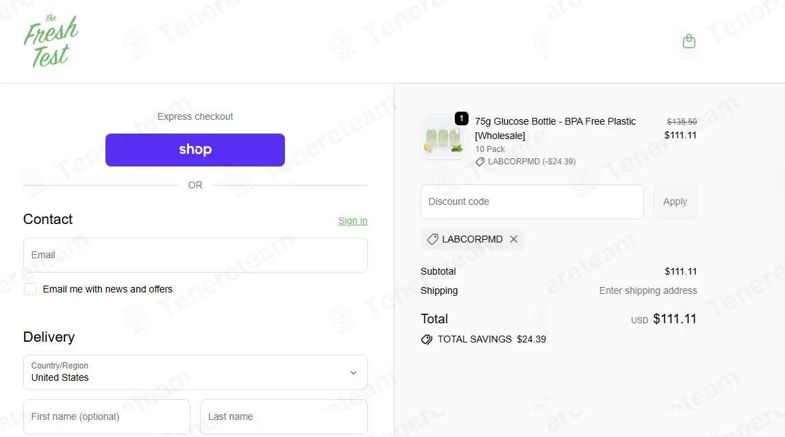 The Fresh Test coupon code: 18% off with LABCORPMD. Tested and valid as 3 months ago.