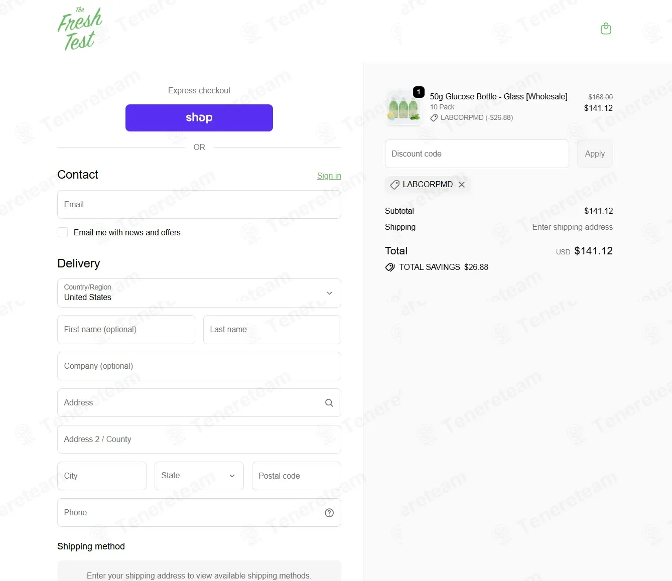 The Fresh Test coupon code: 18% off with LABCORPMD. Tested and valid as 3 months ago.