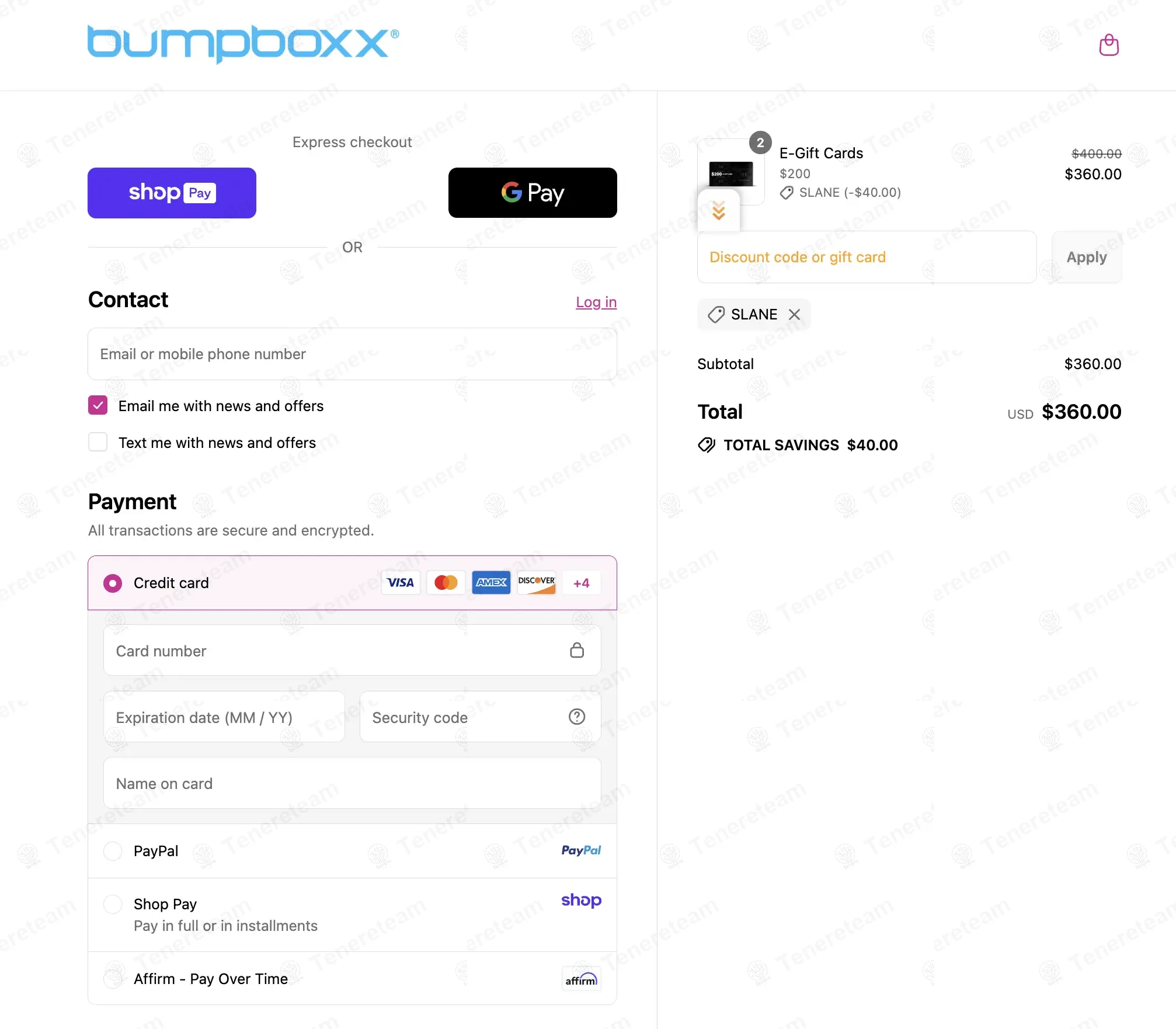 Bumpboxx coupon code: 10% off with SLANE. Tested and valid as 1 month ago.