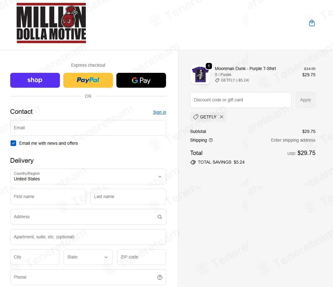 Million Dolla Motive coupon code: 15% off with GETFLY. Tested and valid as 3 months ago.